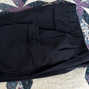 Haggar Men's Classic Navy Dress Trousers